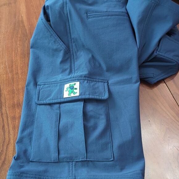 Grateful Dead X Section 119 Blue Cargo Shorts Sz S - Picture 9 of 10